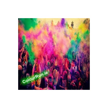 Throwing Colour Paint Powder